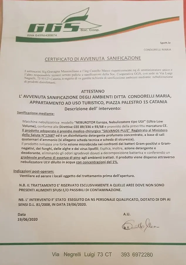 Appartamento Casa Ferdinandea Aeroporto di Catania Fontana Rossa
